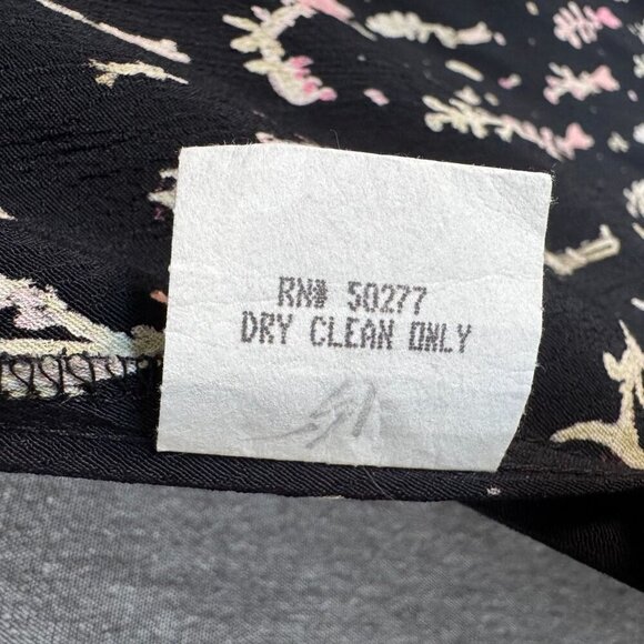 90s Vintage Flower 100% Rayon Short Cap Sleeve Bias Cut Maxi Dress Plus Size 16 - Picture 6 of 12